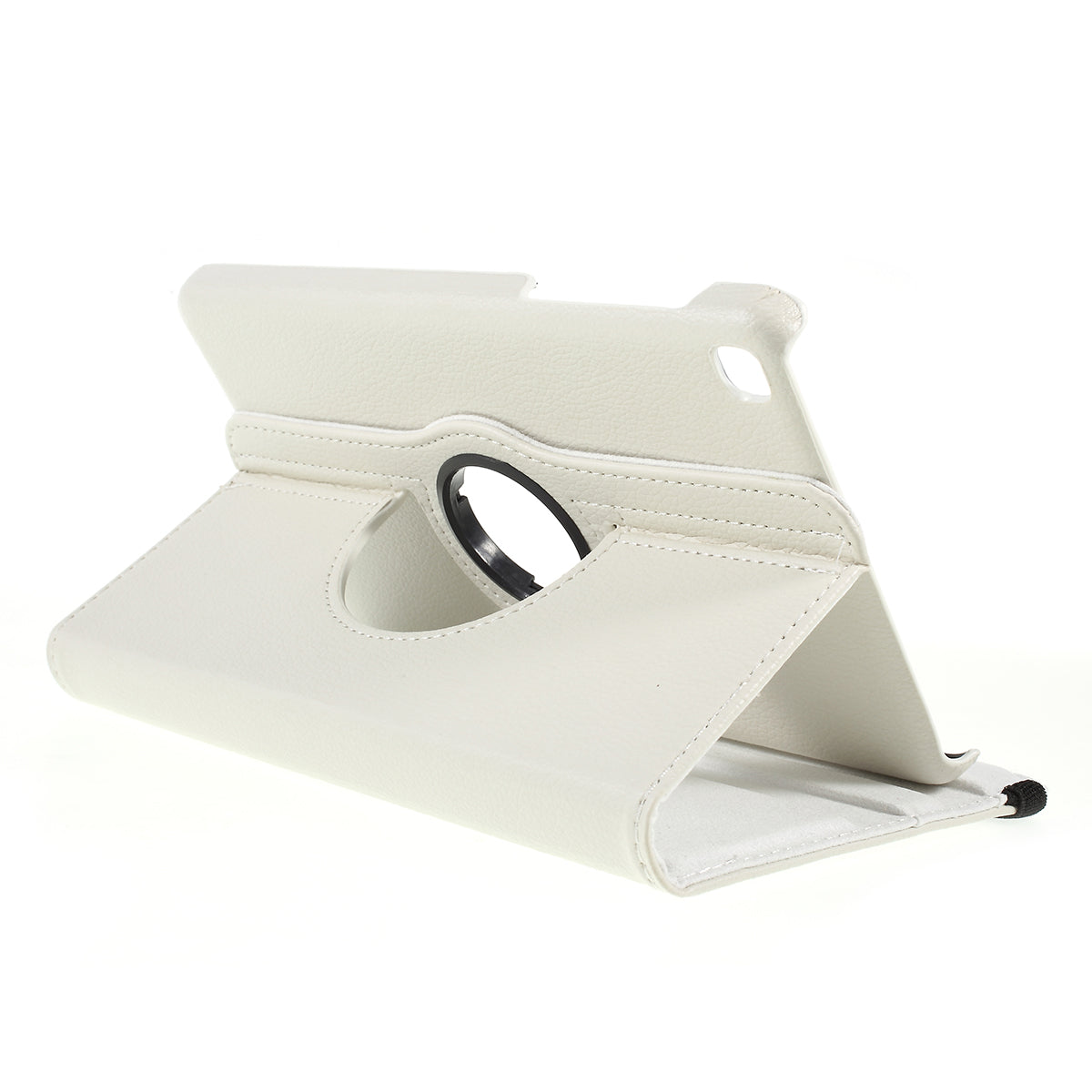 For Samsung Galaxy Tab A 8.0 (2019) with S Pen P200 P205 Litchi Texture Leather Protection Tablet Cover [with 360 Degree Rotary Stand]