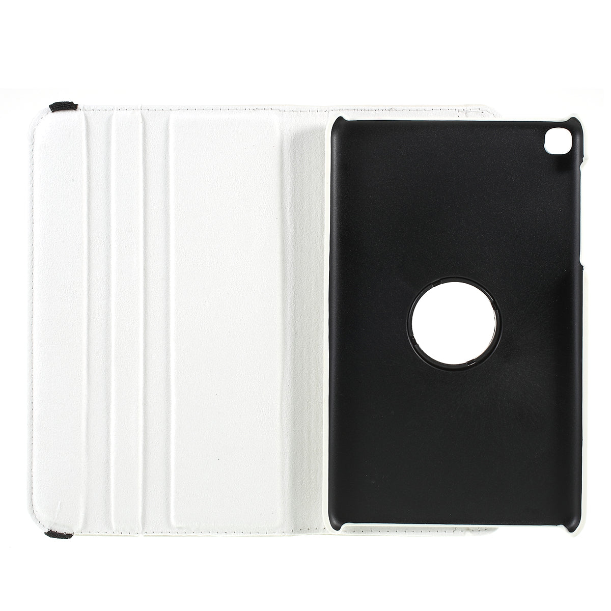 For Samsung Galaxy Tab A 8.0 (2019) with S Pen P200 P205 Litchi Texture Leather Protection Tablet Cover [with 360 Degree Rotary Stand]