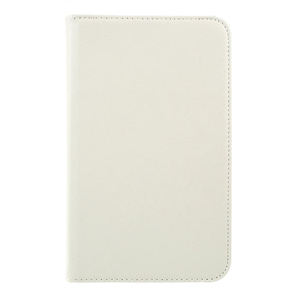 For Samsung Galaxy Tab A 8.0 (2019) with S Pen P200 P205 Litchi Texture Leather Protection Tablet Cover [with 360 Degree Rotary Stand]