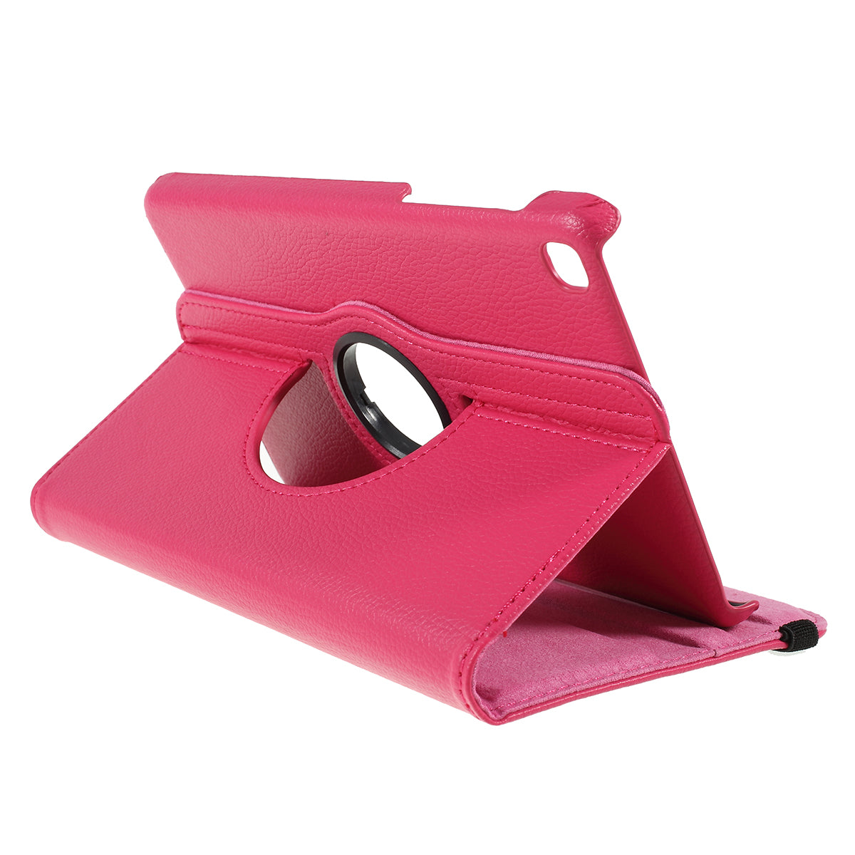 For Samsung Galaxy Tab A 8.0 (2019) with S Pen P200 P205 Litchi Texture Leather Protection Tablet Cover [with 360 Degree Rotary Stand]