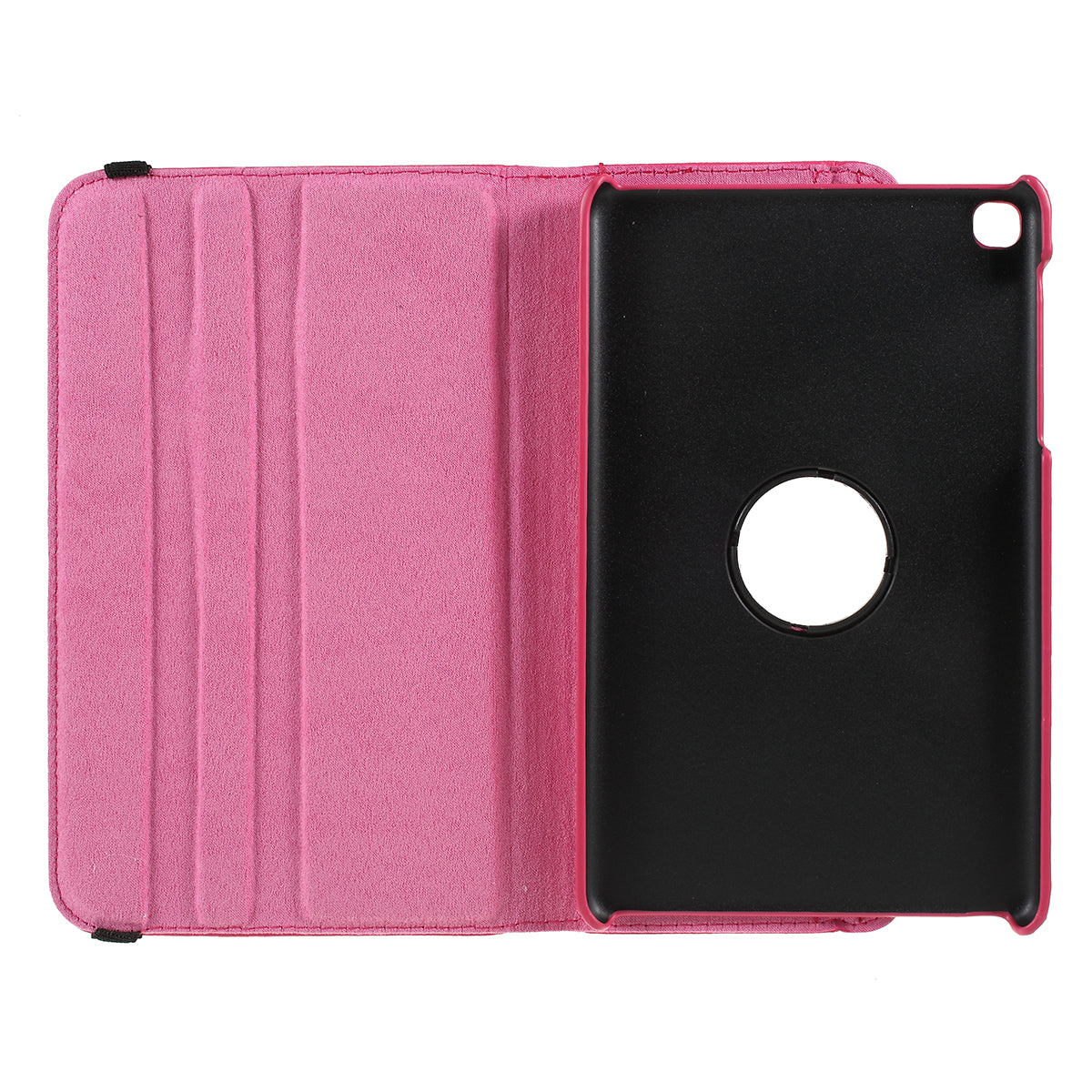 For Samsung Galaxy Tab A 8.0 (2019) with S Pen P200 P205 Litchi Texture Leather Protection Tablet Cover [with 360 Degree Rotary Stand]