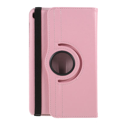 For Samsung Galaxy Tab A 8.0 (2019) with S Pen P200 P205 Litchi Texture Leather Protection Tablet Cover [with 360 Degree Rotary Stand]