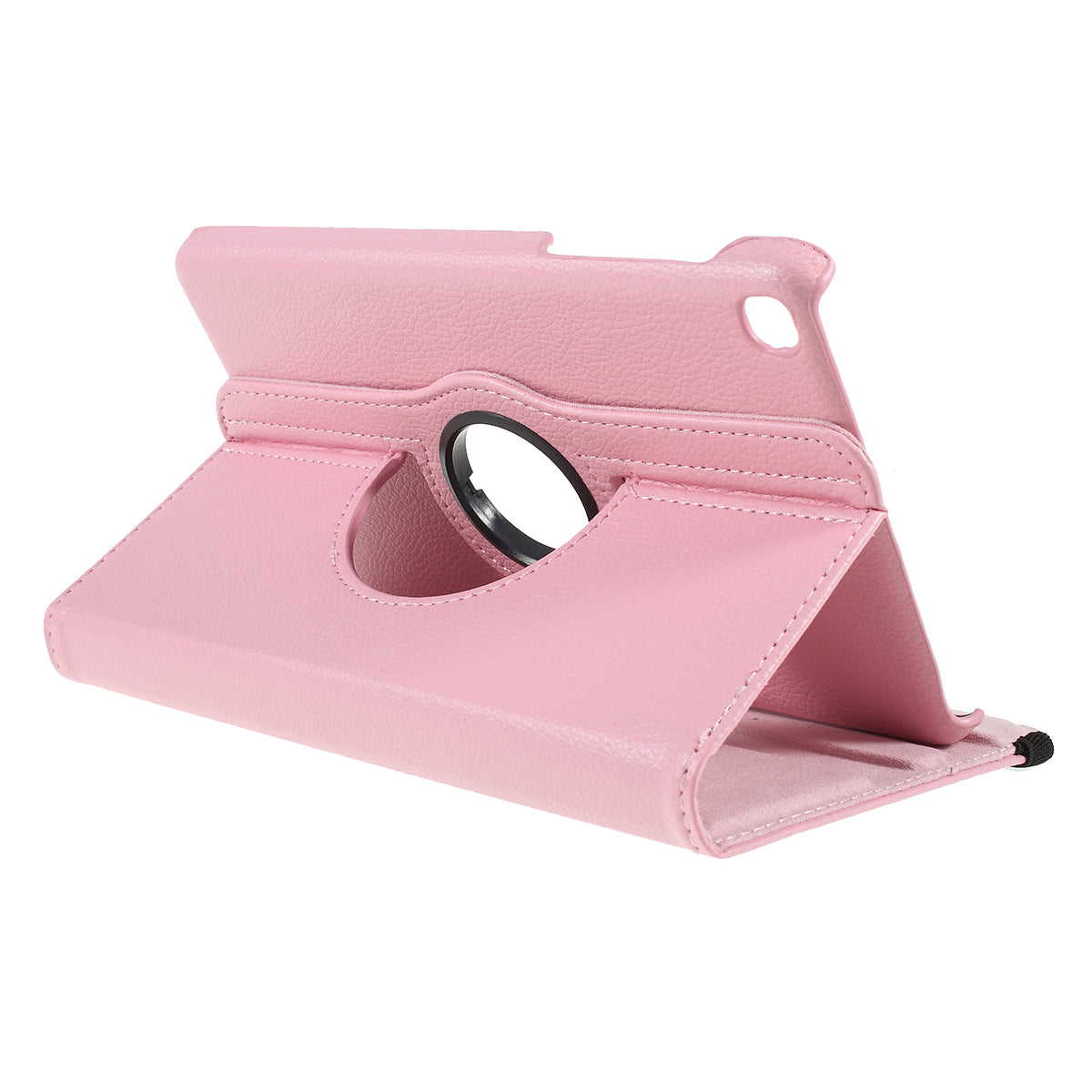 For Samsung Galaxy Tab A 8.0 (2019) with S Pen P200 P205 Litchi Texture Leather Protection Tablet Cover [with 360 Degree Rotary Stand]