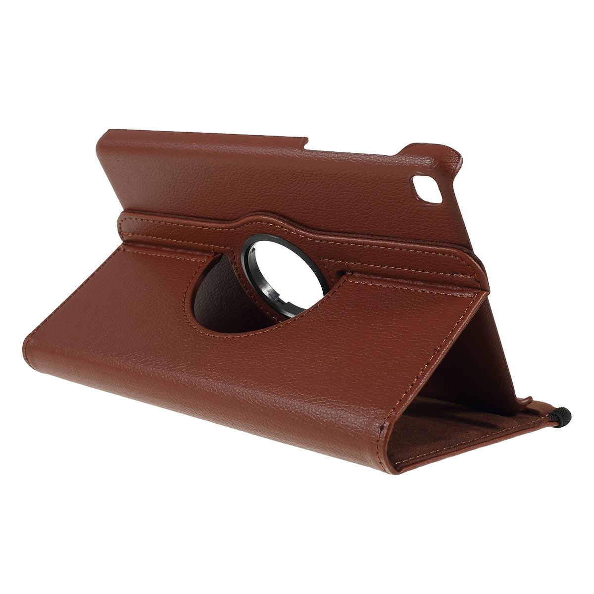 For Samsung Galaxy Tab A 8.0 (2019) with S Pen P200 P205 Litchi Texture Leather Protection Tablet Cover [with 360 Degree Rotary Stand]