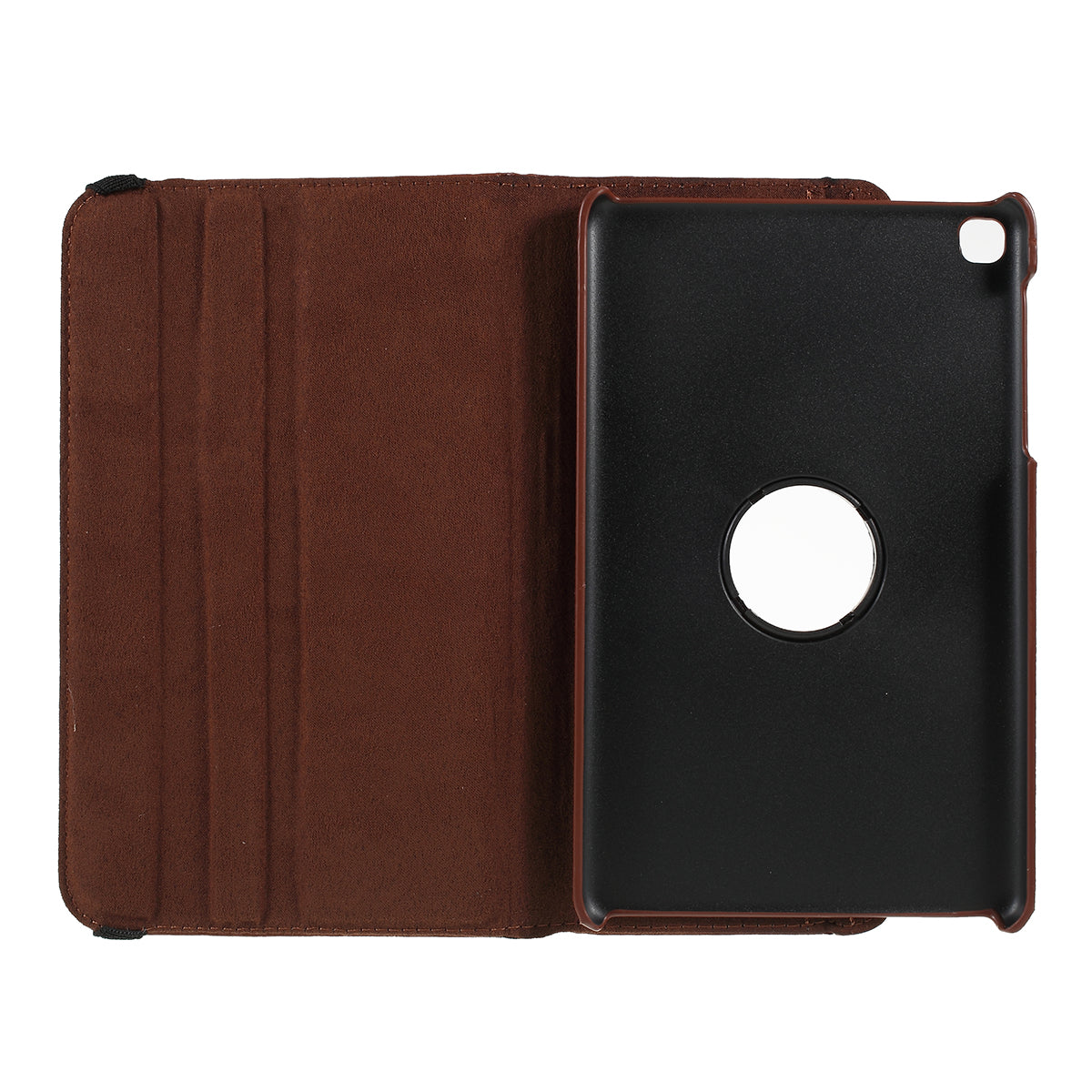 For Samsung Galaxy Tab A 8.0 (2019) with S Pen P200 P205 Litchi Texture Leather Protection Tablet Cover [with 360 Degree Rotary Stand]