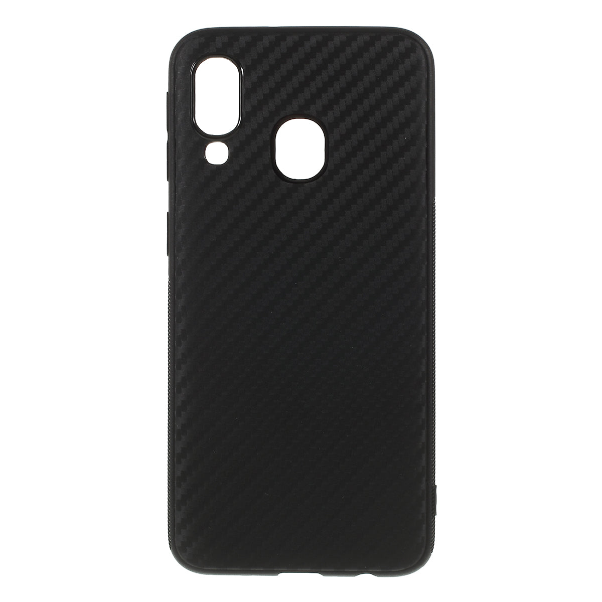 Carbon Fiber TPU Mobile Phone Shell for Samsung Galaxy A40