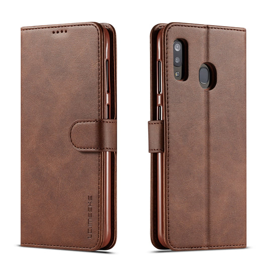 LC.IMEEKE Leather Wallet Case for Samsung Galaxy A30/A20