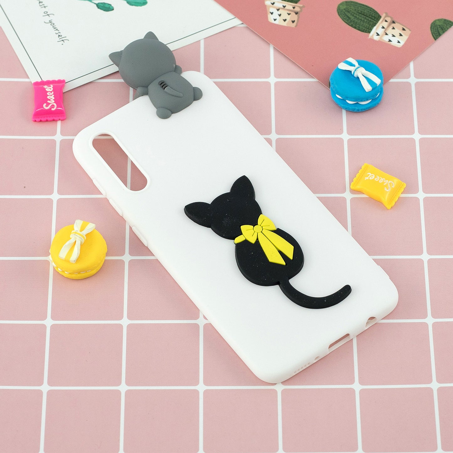 [3D Cute Doll] Patterned TPU Phone Case Cover for Samsung Galaxy A50/A50s/A30s
