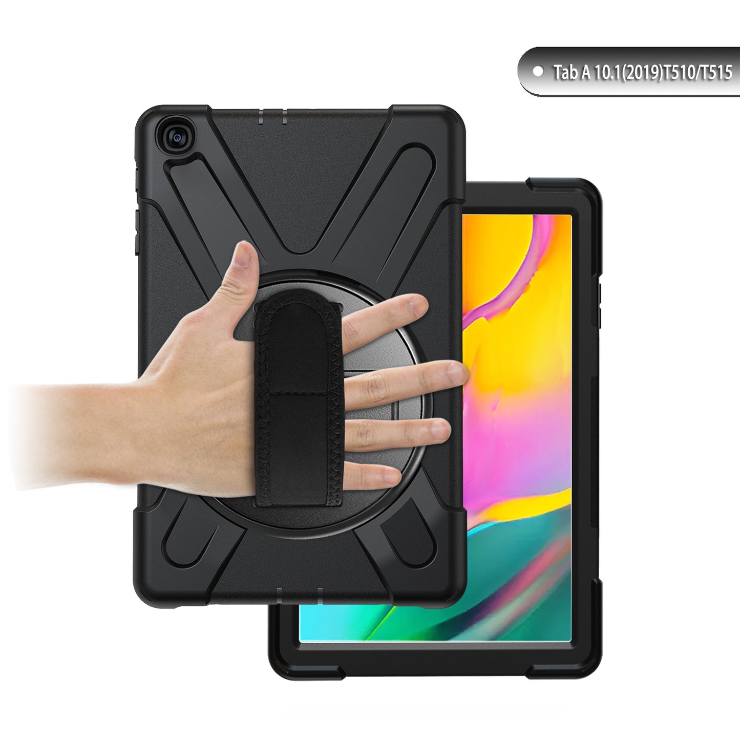 [X-Shape] PC + Silicone Combo Tablet Case for Samsung Galaxy Tab A 10.1 (2019) SM-T515