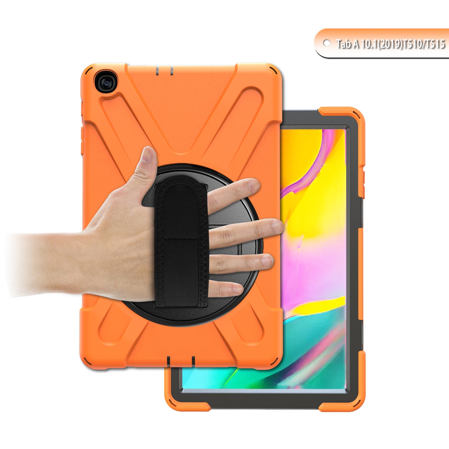[X-Shape] PC + Silicone Combo Tablet Case for Samsung Galaxy Tab A 10.1 (2019) SM-T515