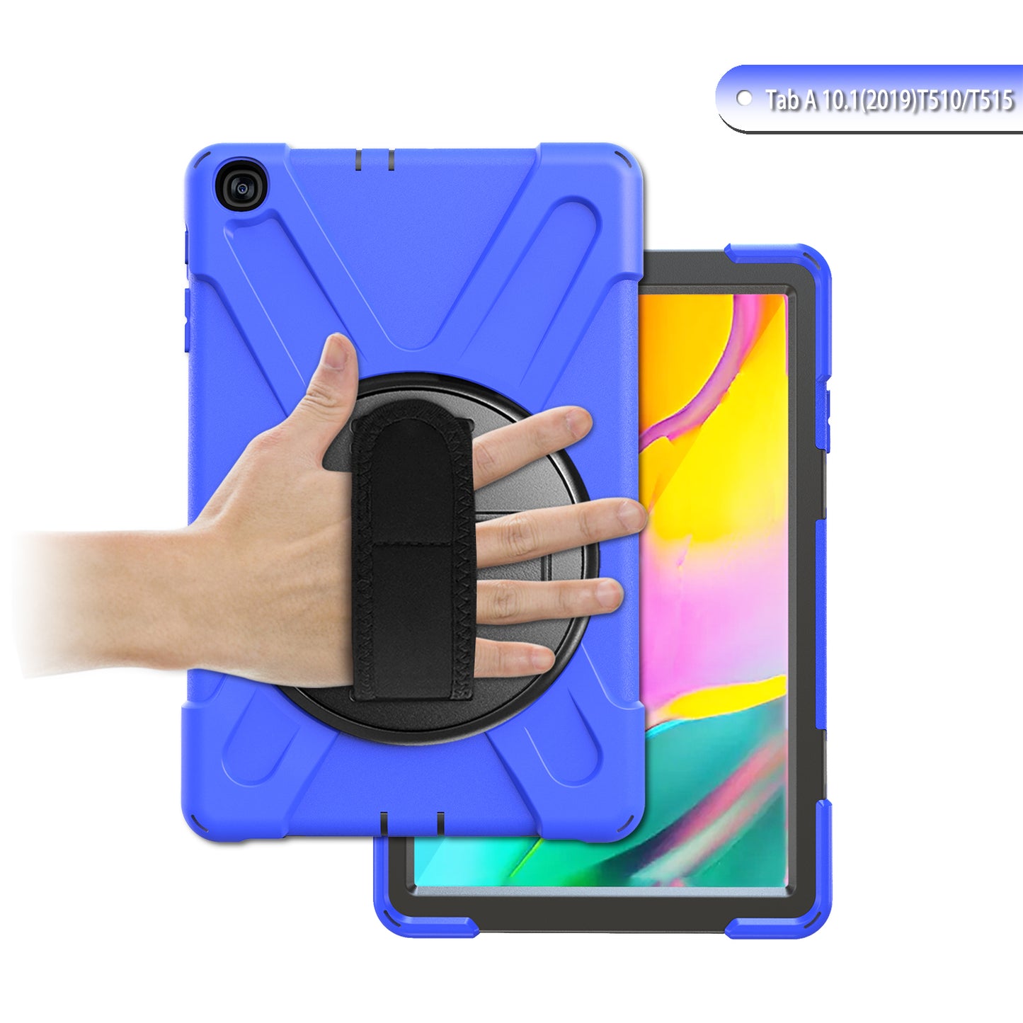 [X-Shape] PC + Silicone Combo Tablet Case for Samsung Galaxy Tab A 10.1 (2019) SM-T515