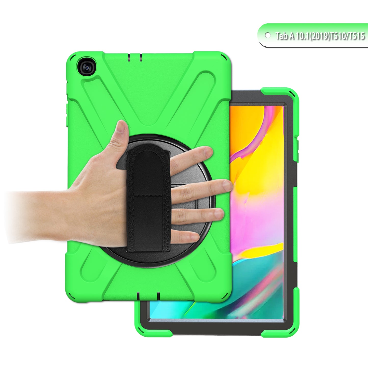 [X-Shape] PC + Silicone Combo Tablet Case for Samsung Galaxy Tab A 10.1 (2019) SM-T515