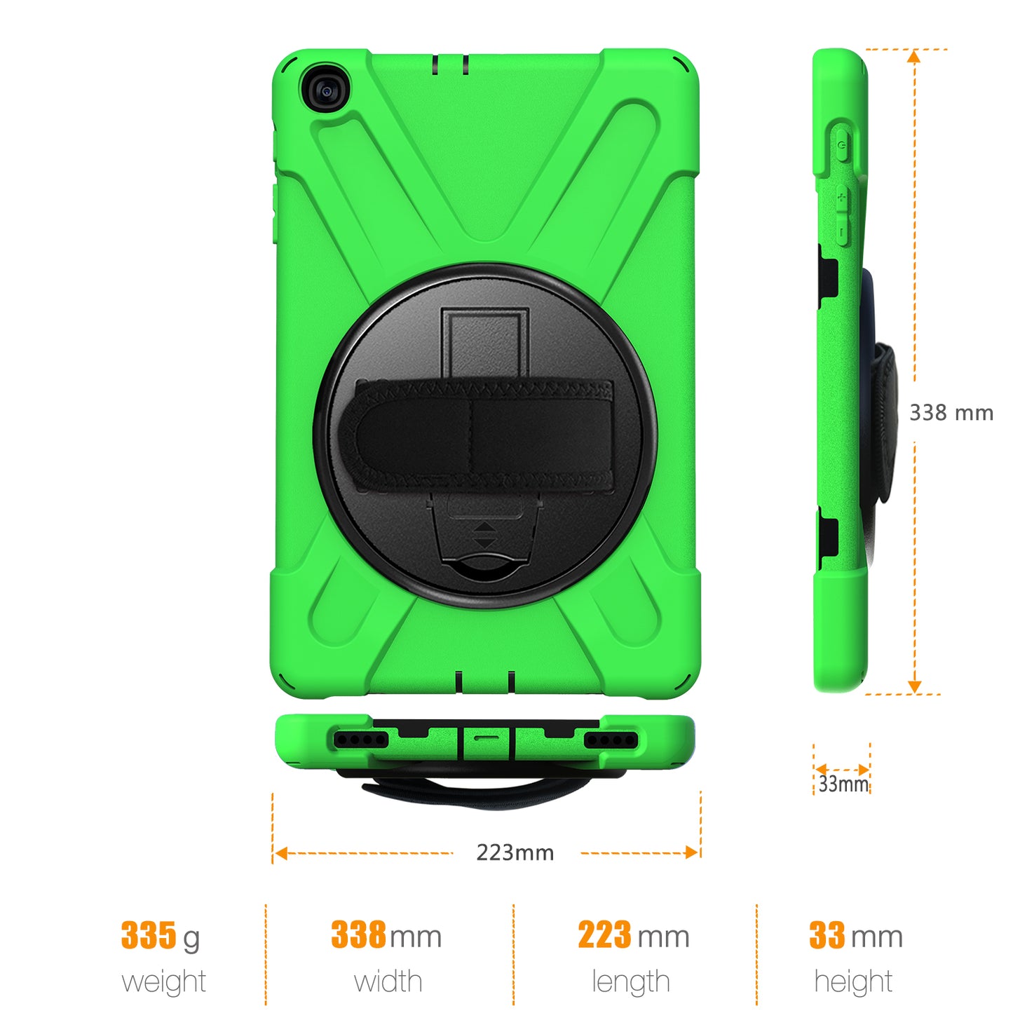 [X-Shape] PC + Silicone Combo Tablet Case for Samsung Galaxy Tab A 10.1 (2019) SM-T515