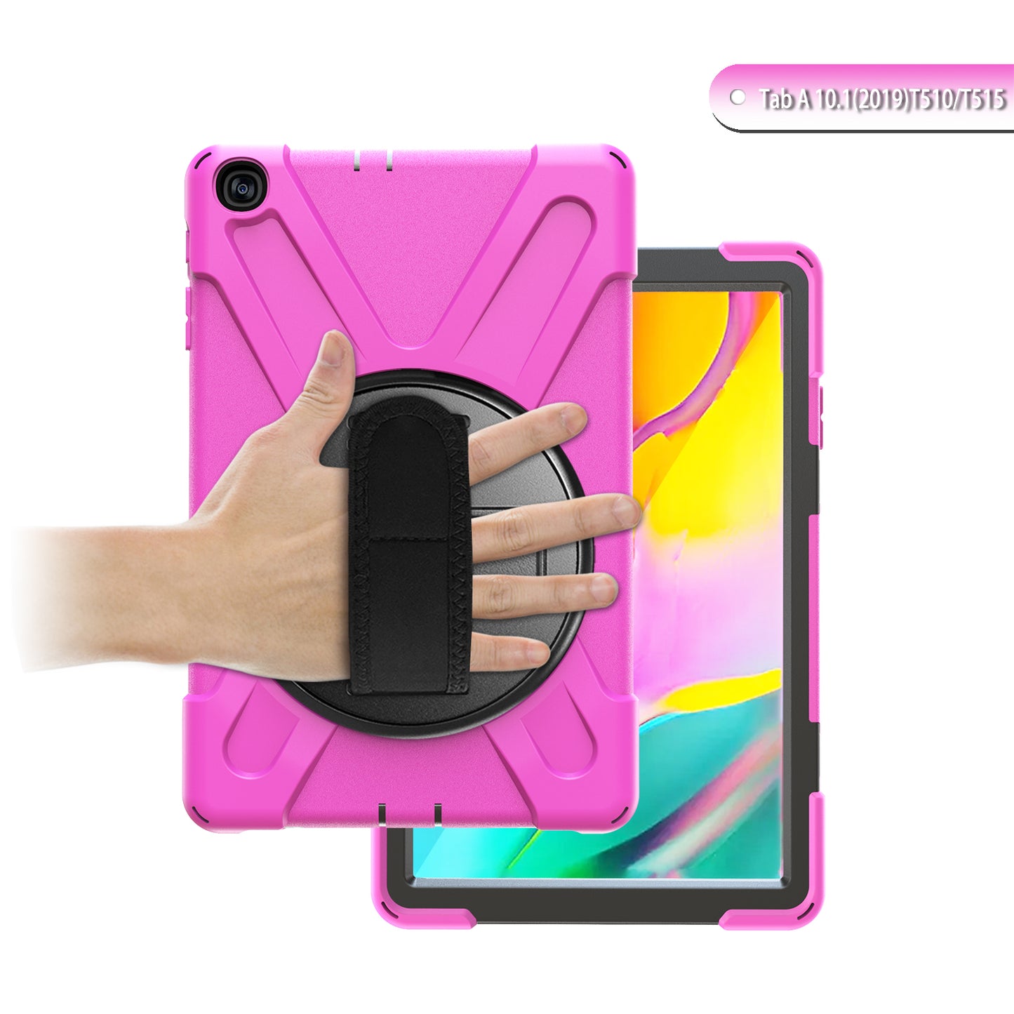[X-Shape] PC + Silicone Combo Tablet Case for Samsung Galaxy Tab A 10.1 (2019) SM-T515