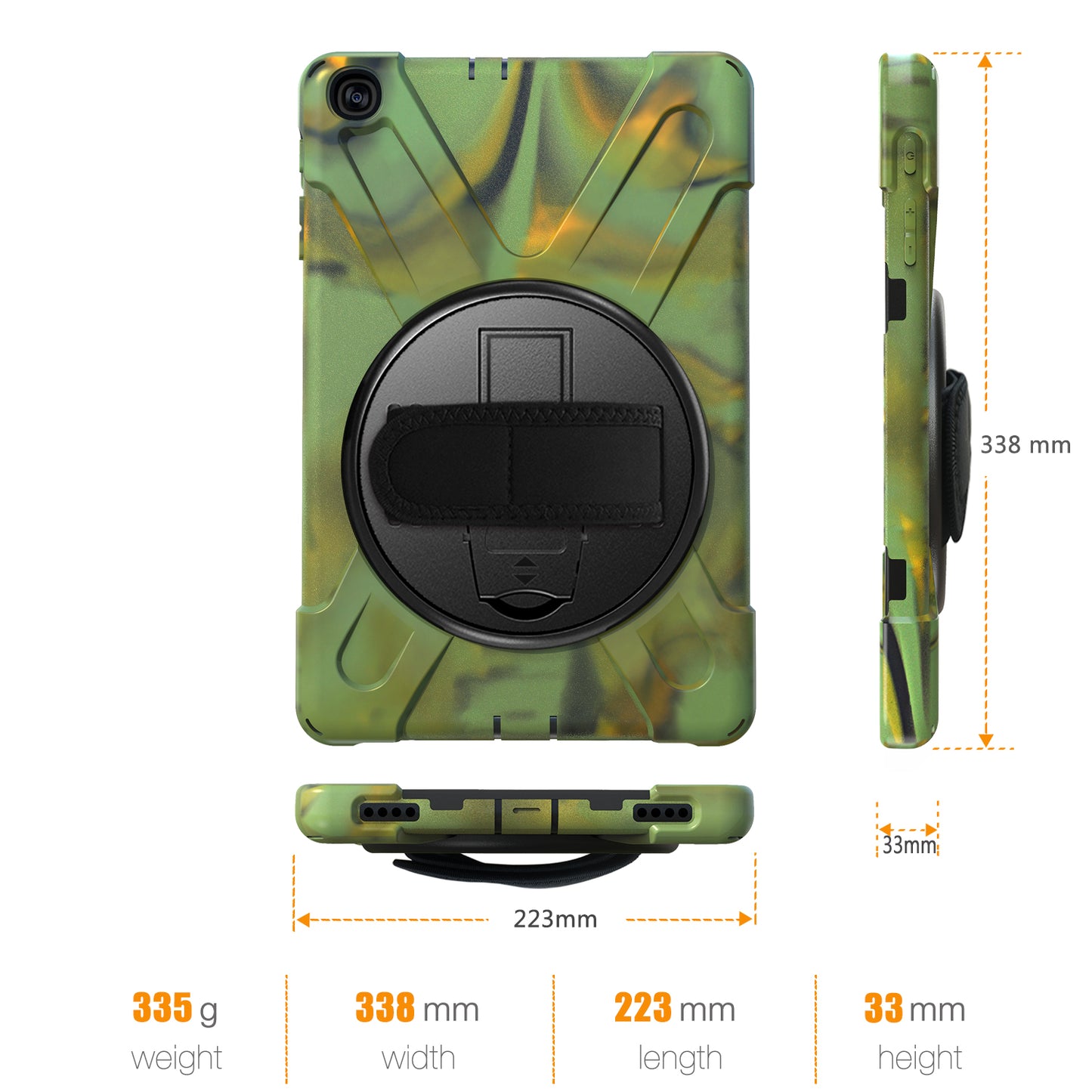 [X-Shape] PC + Silicone Combo Tablet Case for Samsung Galaxy Tab A 10.1 (2019) SM-T515