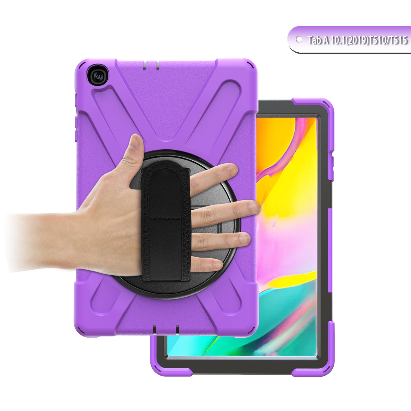 [X-Shape] PC + Silicone Combo Tablet Case for Samsung Galaxy Tab A 10.1 (2019) SM-T515