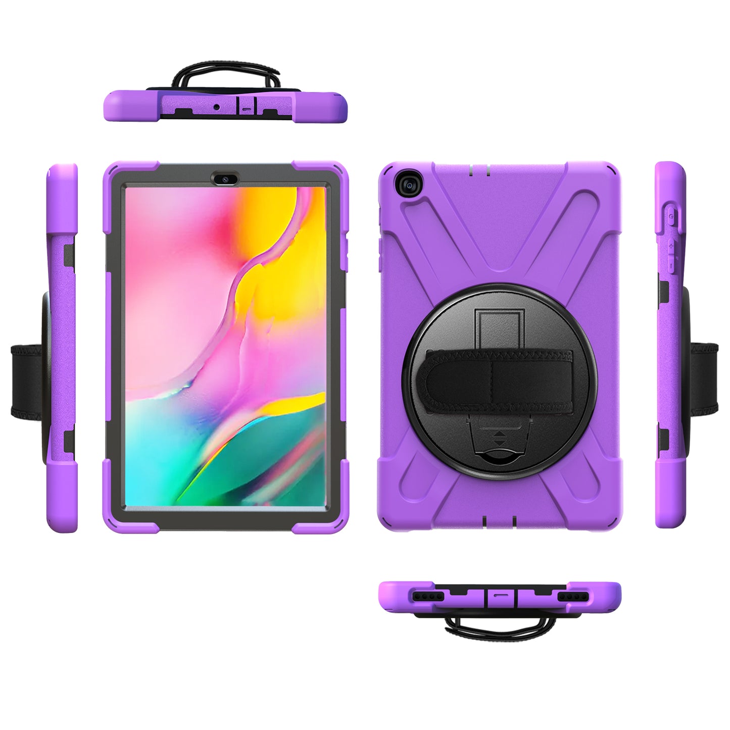 [X-Shape] PC + Silicone Combo Tablet Case for Samsung Galaxy Tab A 10.1 (2019) SM-T515