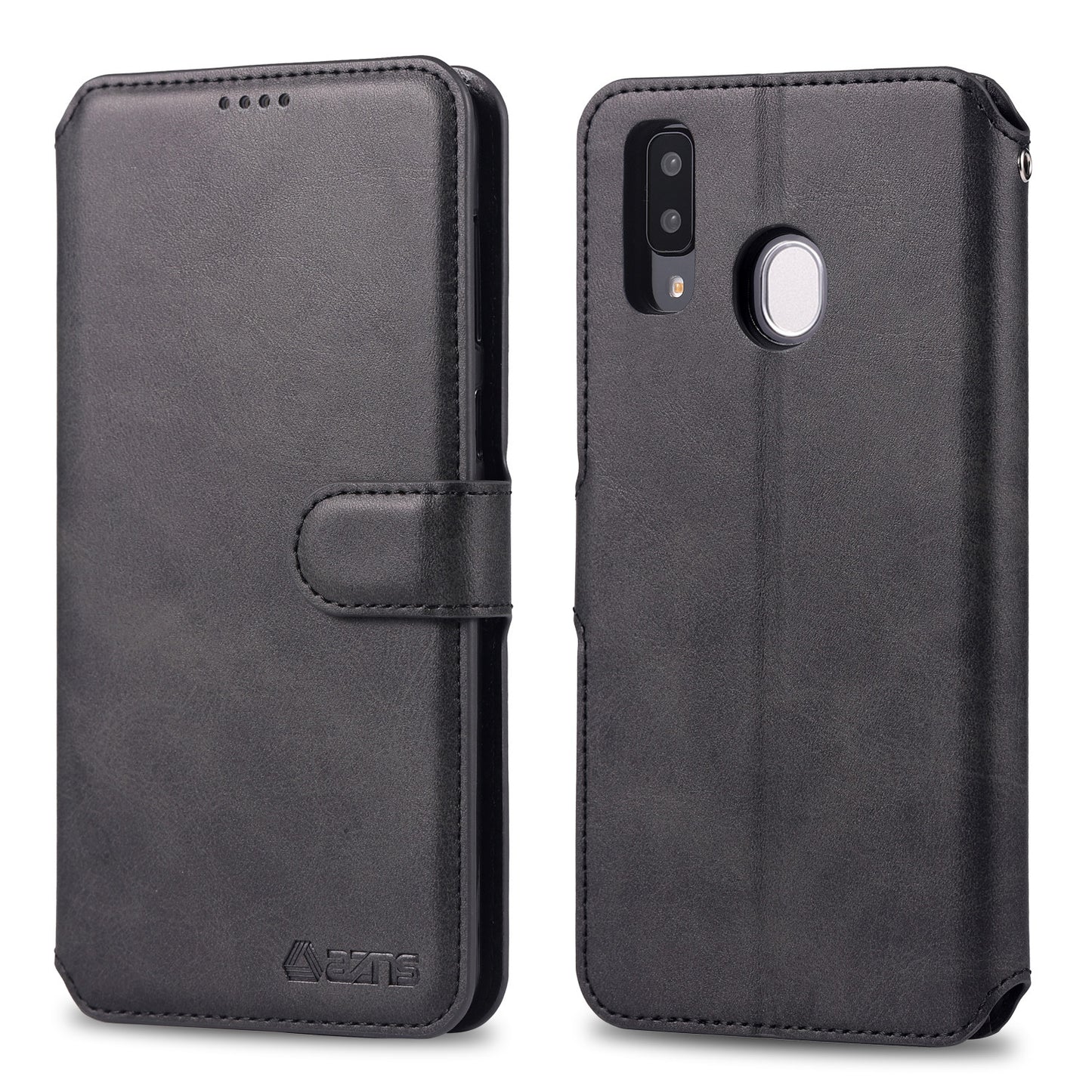 AZNS Leather Wallet Case for Samsung Galaxy A20e