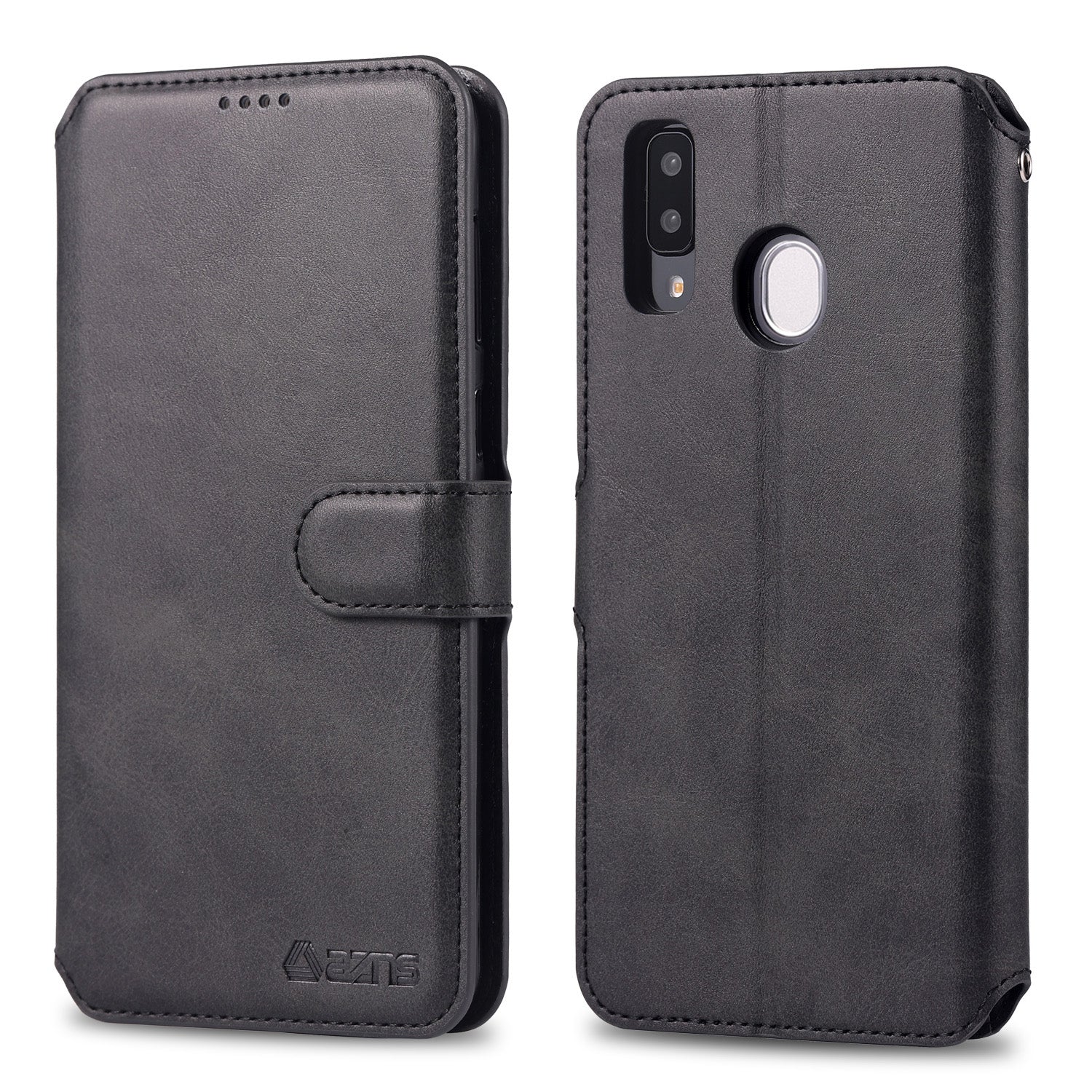 AZNS Leather Wallet Case for Samsung Galaxy A20e