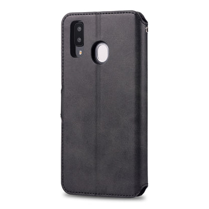 AZNS Leather Wallet Case for Samsung Galaxy A20e