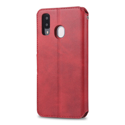 AZNS Leather Wallet Case for Samsung Galaxy A20e
