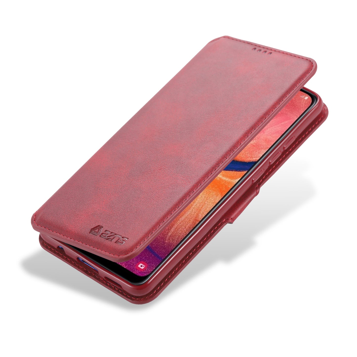 AZNS Leather Wallet Case for Samsung Galaxy A20e