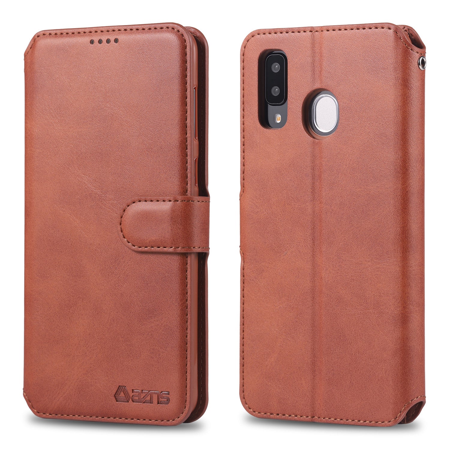 AZNS Leather Wallet Case for Samsung Galaxy A20e