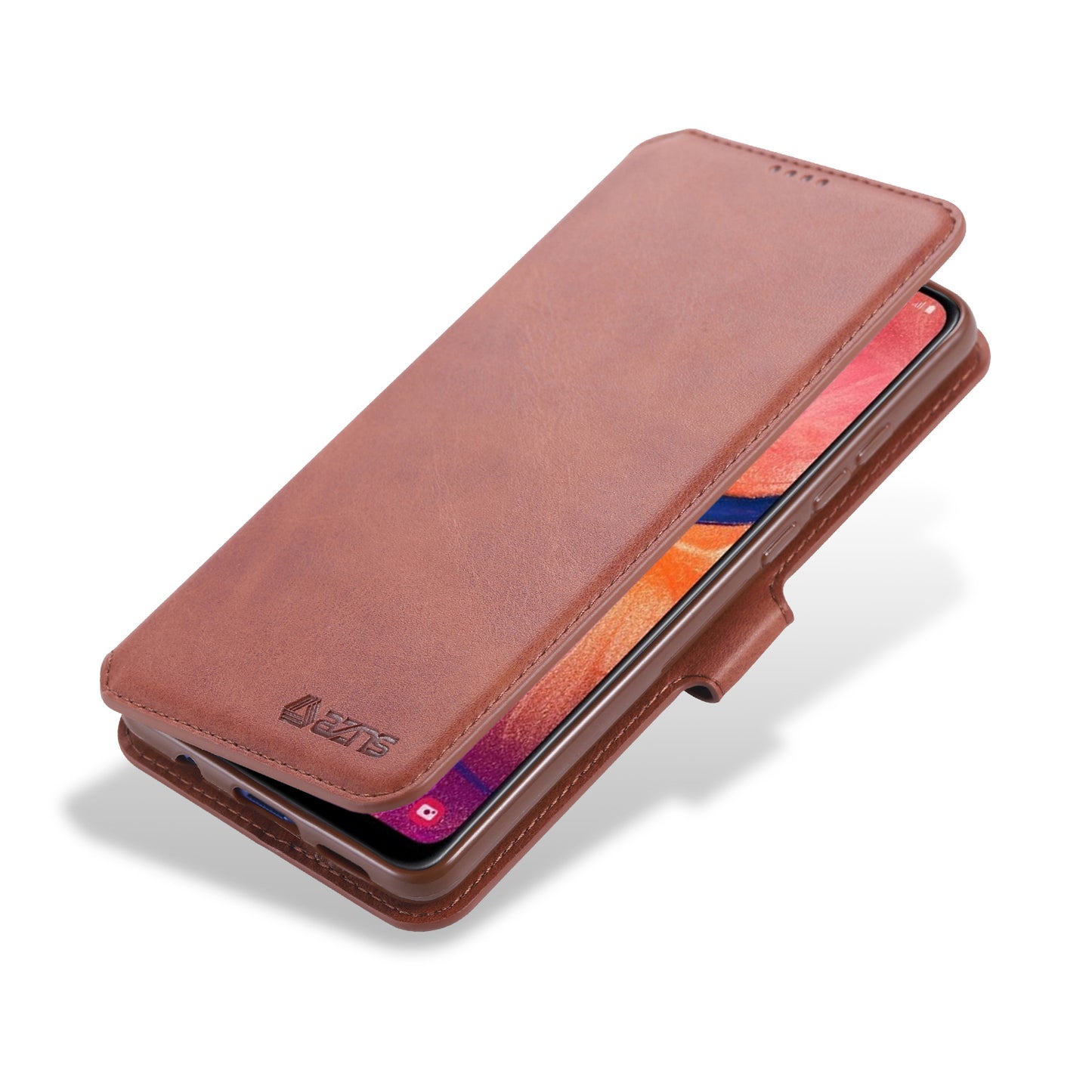 AZNS Leather Wallet Case for Samsung Galaxy A20e