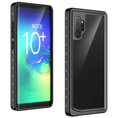 REDPEPPER IP68 Waterproof Phone Case for Samsung Galaxy Note 10 Plus [Support Fingerprint Unlock] [Clear Back]