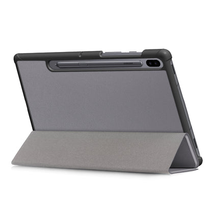 Protective Case for Samsung Galaxy Tab S6 T860/T865 Scratch Resistant PU Leather Tri-fold Stand Smart Tablet Cover