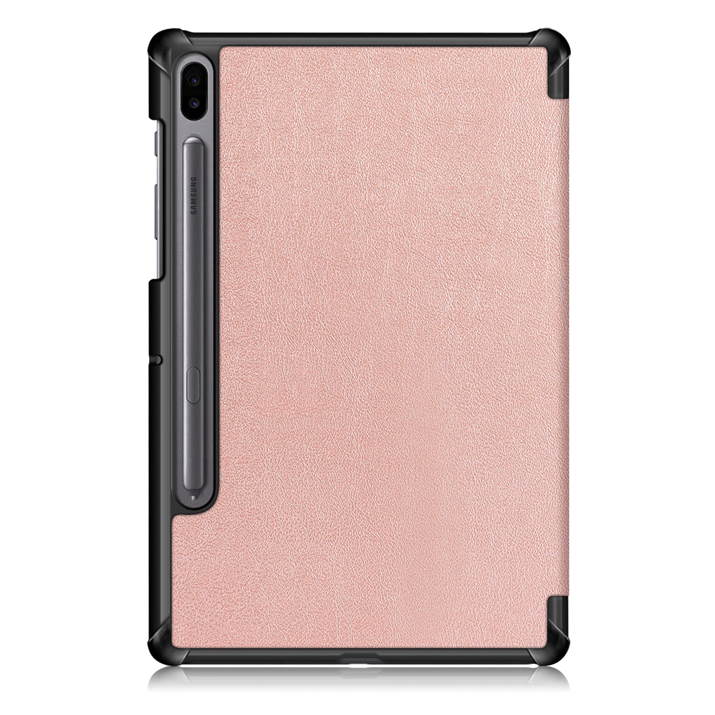 Protective Case for Samsung Galaxy Tab S6 T860/T865 Scratch Resistant PU Leather Tri-fold Stand Smart Tablet Cover