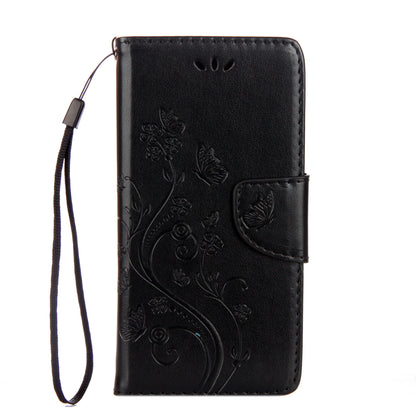 Imprint Butterfly Flower PU Leather Wallet Case for Samsung Galaxy Xcover 4s