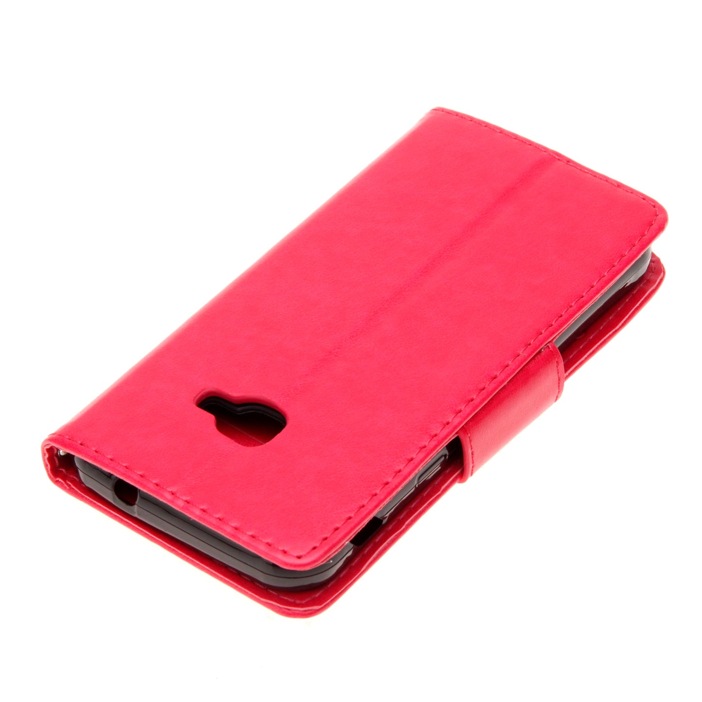 Imprint Butterfly Flower PU Leather Wallet Case for Samsung Galaxy Xcover 4s