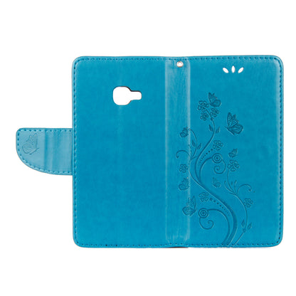 Imprint Butterfly Flower PU Leather Wallet Case for Samsung Galaxy Xcover 4s