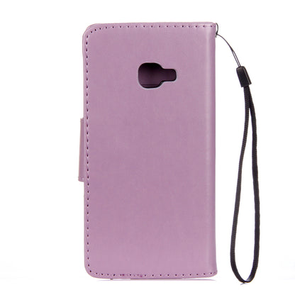 Imprint Butterfly Flower PU Leather Wallet Case for Samsung Galaxy Xcover 4s