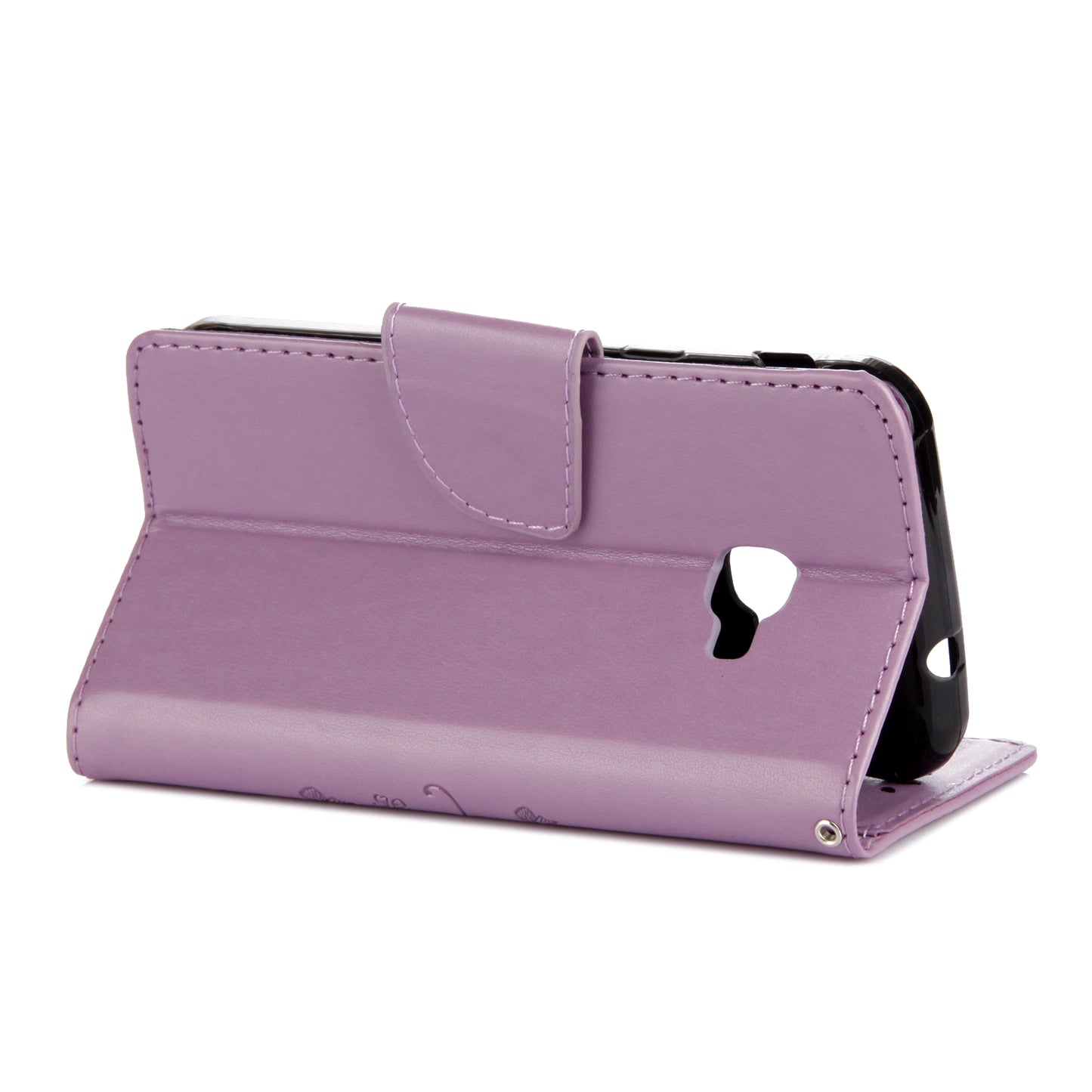 Imprint Butterfly Flower PU Leather Wallet Case for Samsung Galaxy Xcover 4s