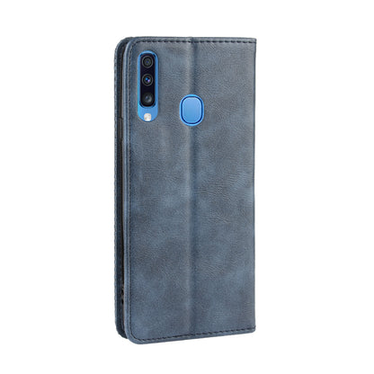 Retro Style PU Leather Wallet Stand Cell Phone Cover Casing for Samsung Galaxy A20s