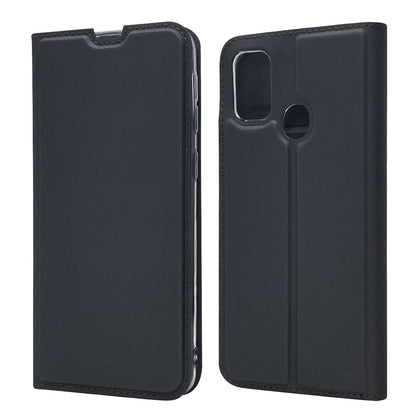 Magnetic Closure Leather Card Holder Phone Covering for Samsung Galaxy M30s / M2