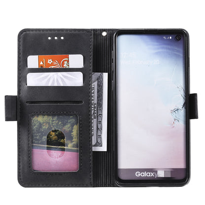 Retro Splicing Leather Shell for Samsung Galaxy S10e