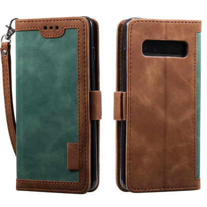 Retro Splicing Leather Shell for Samsung Galaxy S10e