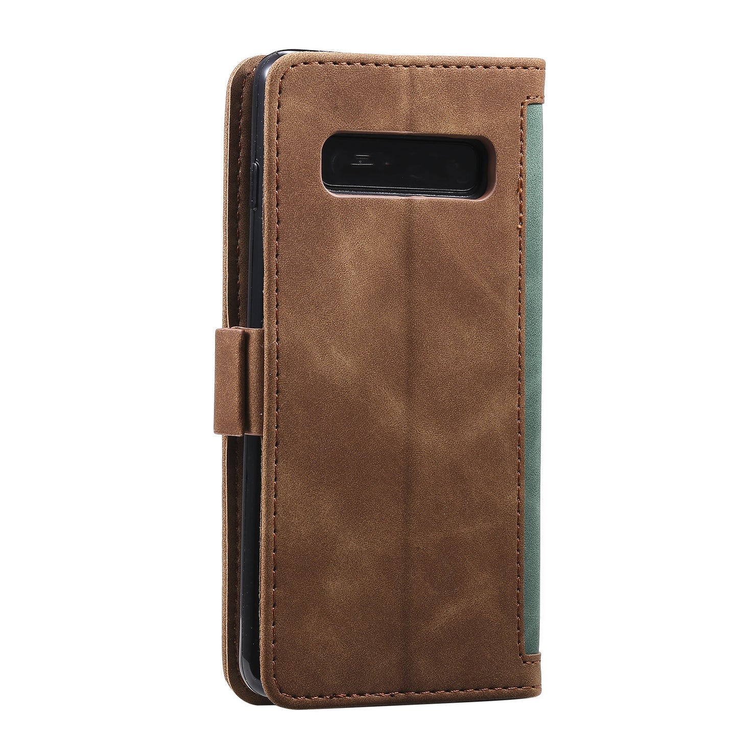 Retro Splicing Leather Shell for Samsung Galaxy S10e