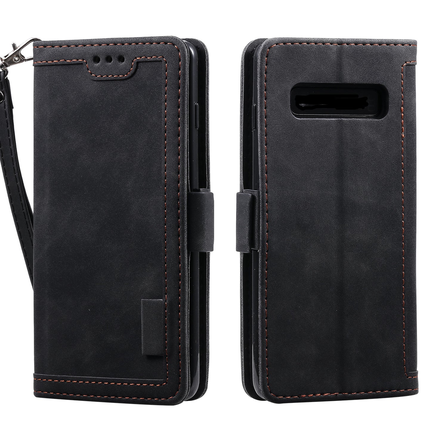 Retro Splicing Leather Shell for Samsung Galaxy S10e