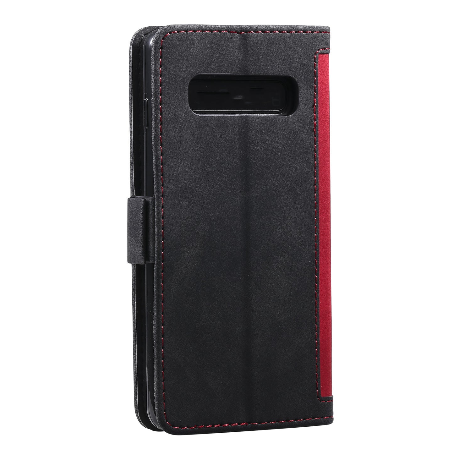 Retro Splicing Leather Wallet Phone Case for Samsung Galaxy S10 Plus