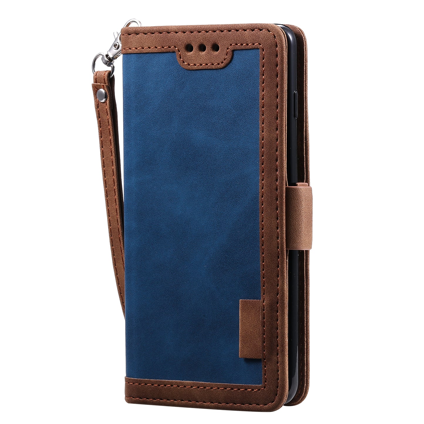Retro Splicing Leather Wallet Phone Case for Samsung Galaxy S10 Plus