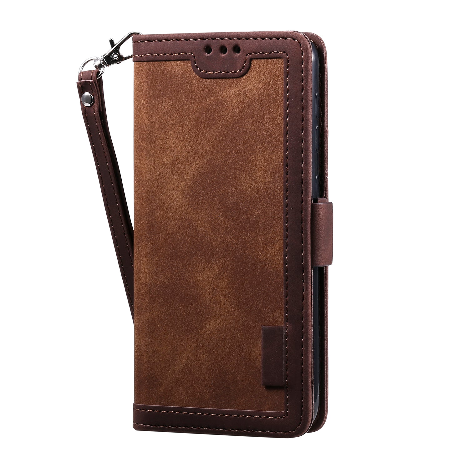 Retro Splicing Leather Phone Casing for Samsung Galaxy A10