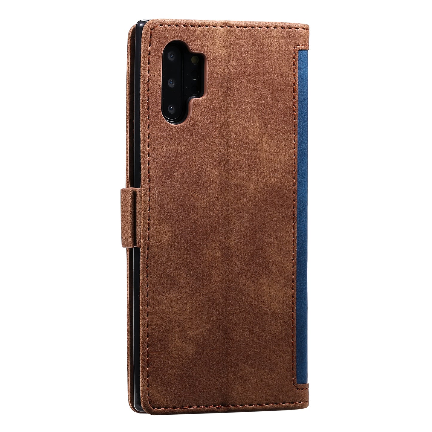 Retro Splicing Leather Phone Covering for Samsung Galaxy Note 10 Pro