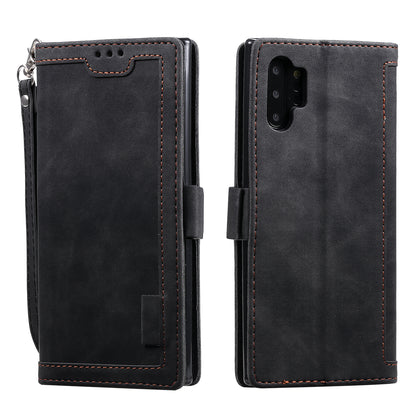 Retro Splicing Leather Phone Covering for Samsung Galaxy Note 10 Pro