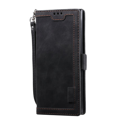 Retro Splicing Leather Phone Covering for Samsung Galaxy Note 10 Pro