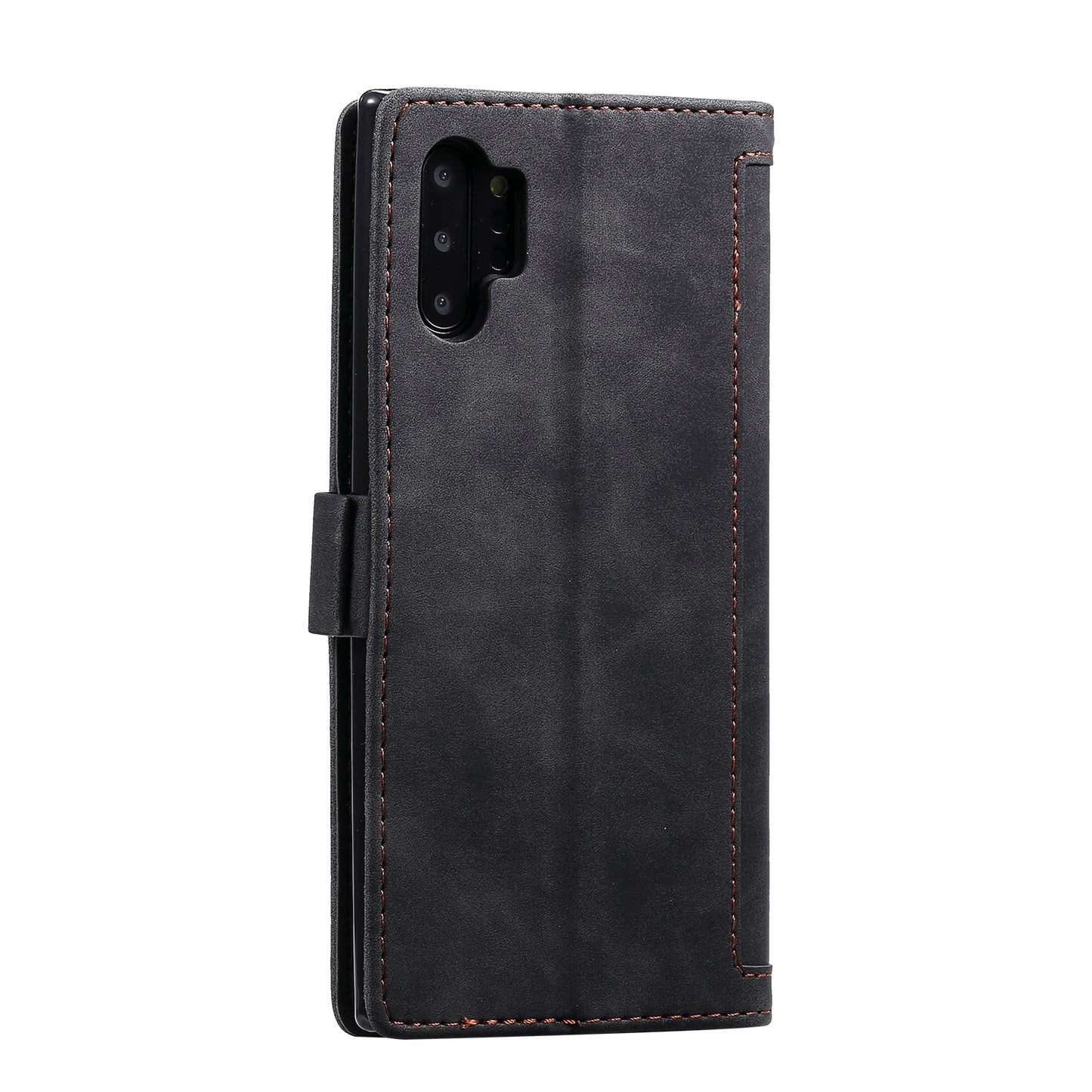 Retro Splicing Leather Phone Covering for Samsung Galaxy Note 10 Pro