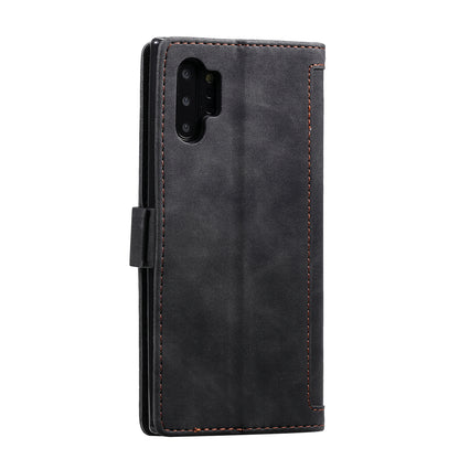 Retro Splicing Leather Phone Covering for Samsung Galaxy Note 10 Pro